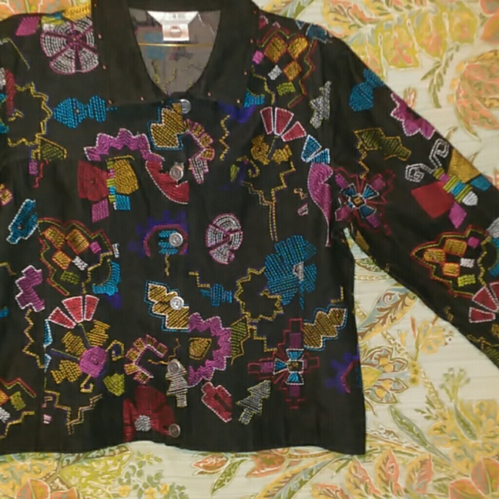 Stonebridge Signature Black Denim Jacket View 3